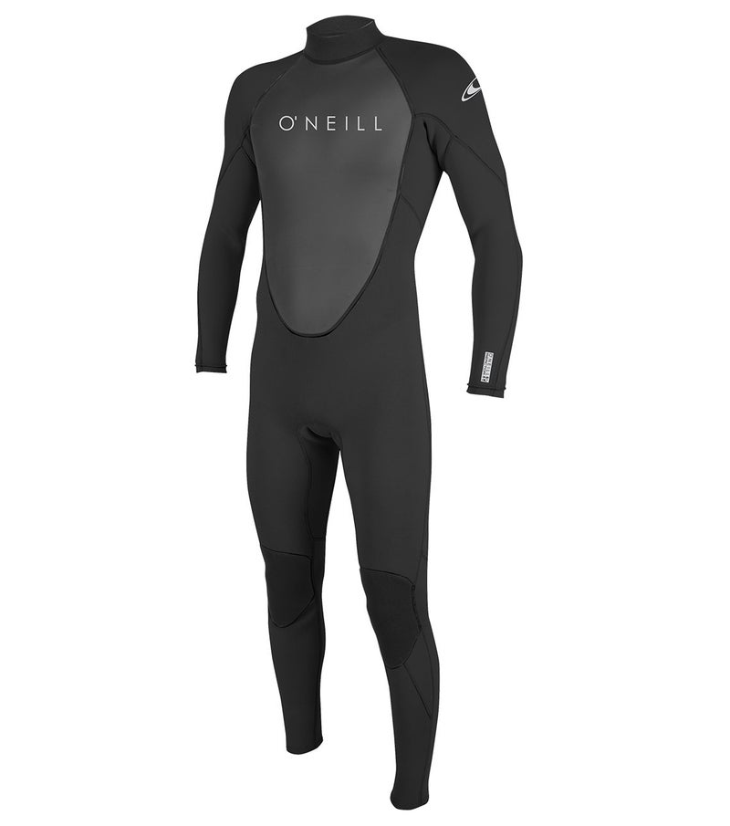 O'Neill Men's Reactor-2 3/2mm Back Zip Full Wetsuit, Black/Black, MT - Image 1